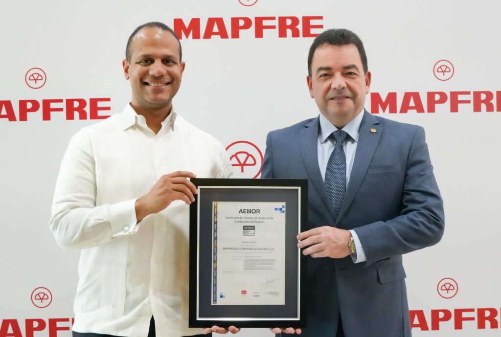 mapfre-dominicana-obtiene-la-certificacion-iso-22301